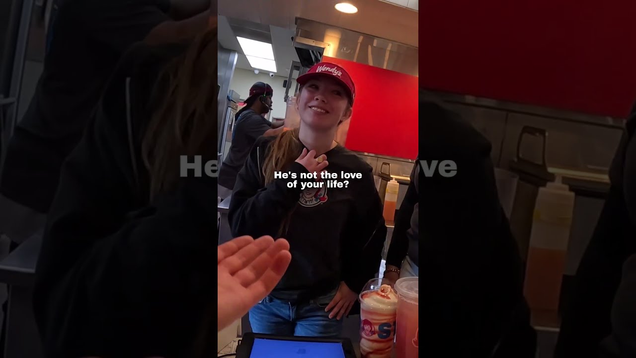 This guy paid for my meal at Wendys! 🥺❤️
