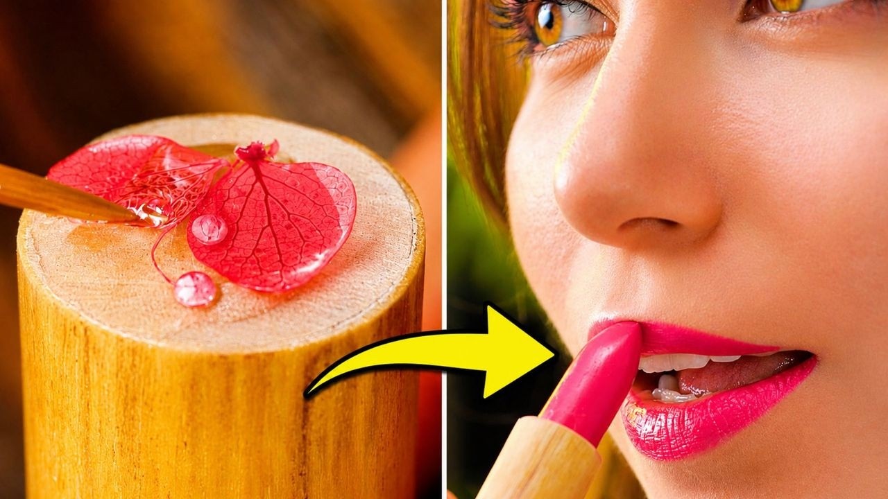Traditional Ways to Make Lipstick from Natural Ingredients 💄💄
