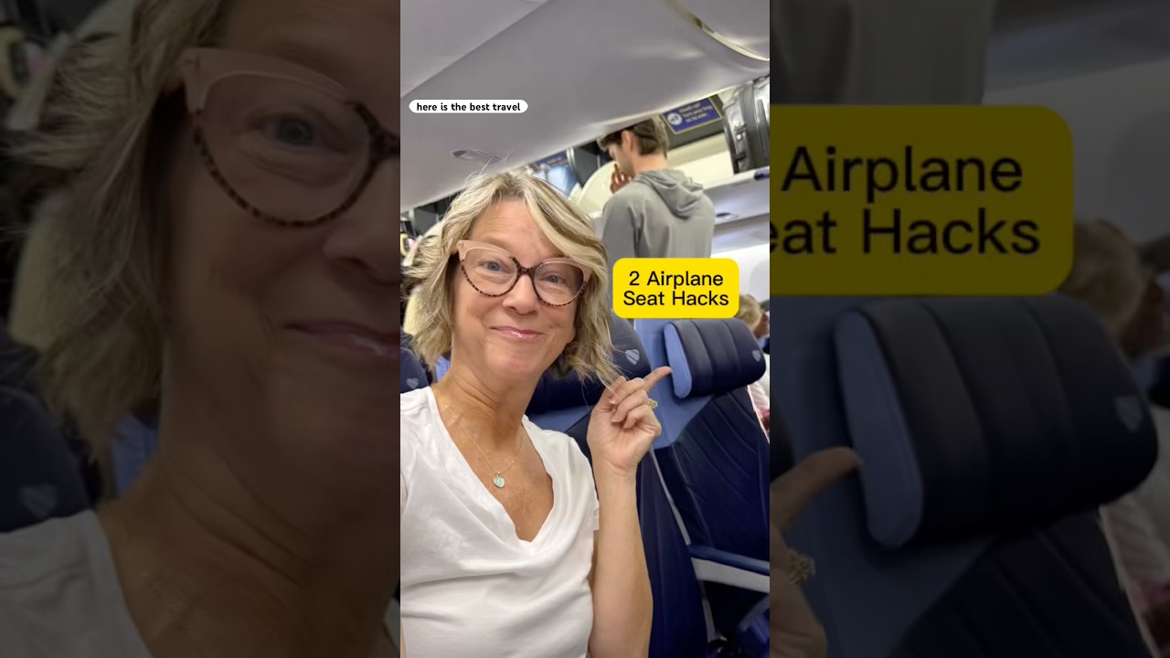 Travel Hacks for Lost Luggage or Sore Back Mid-Flight #travelhack