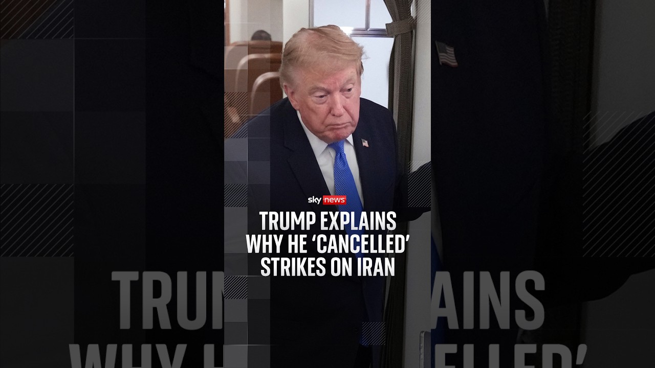 Trump explains why he ‘cancelled’ strikes on Iran
