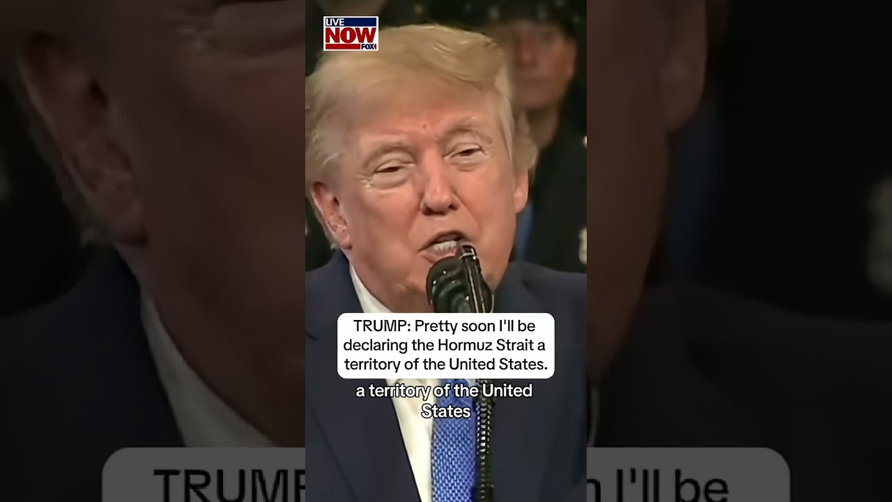 Trump: “Pretty soon I’ll be declaring the Hormuz Strait a territory of the United States.”