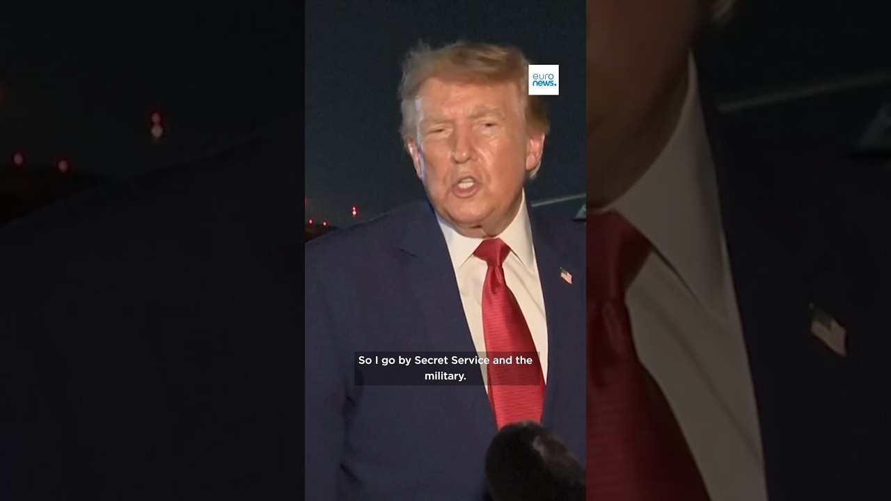 Trump says advisers wanted him off Air Force One due to a threat