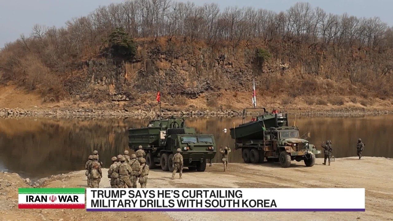 Trump Says He’s Curtailing Drills With South Korea