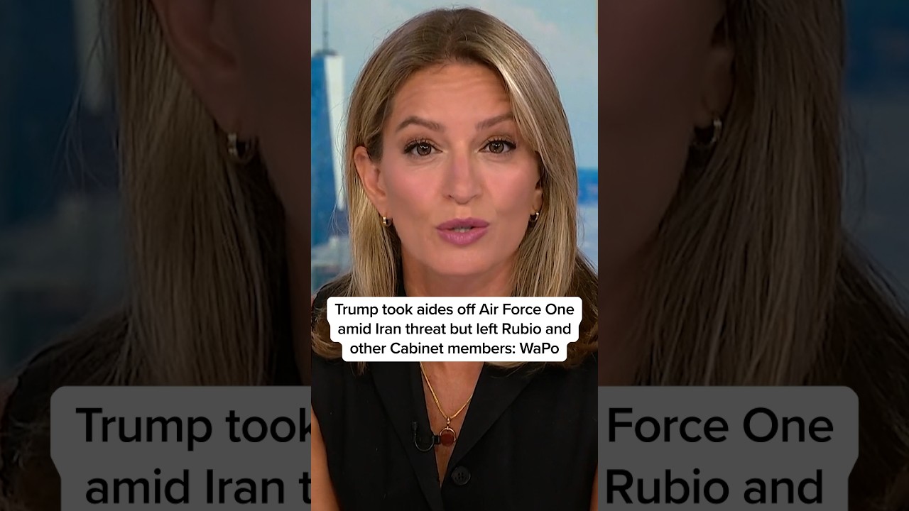 Trump took aides off AF1, left Rubio amid Iran threat: WaPo