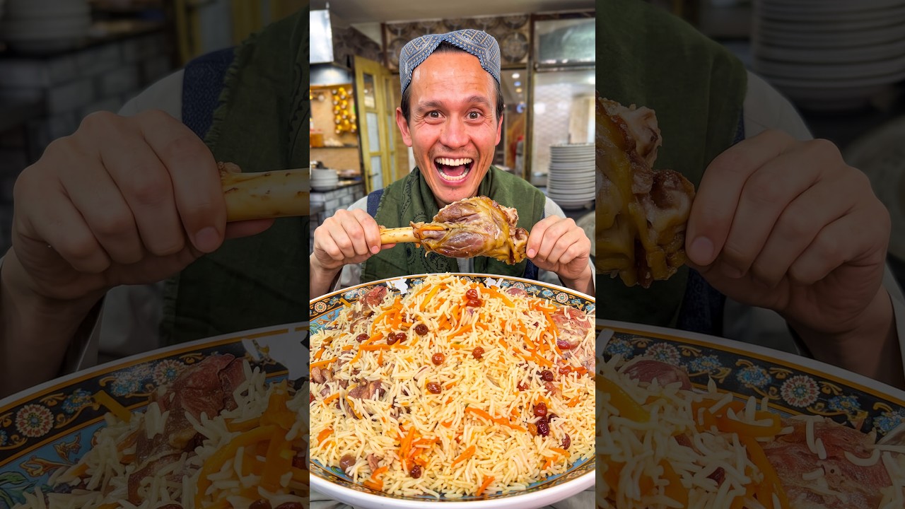 Trying Afghanistan’s National Dish (Kabuli Pulao) 🇦🇫