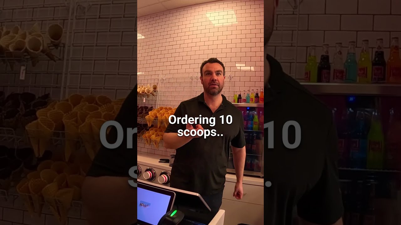 Trying to buy 10 scoops of ice cream! 🥺❤️