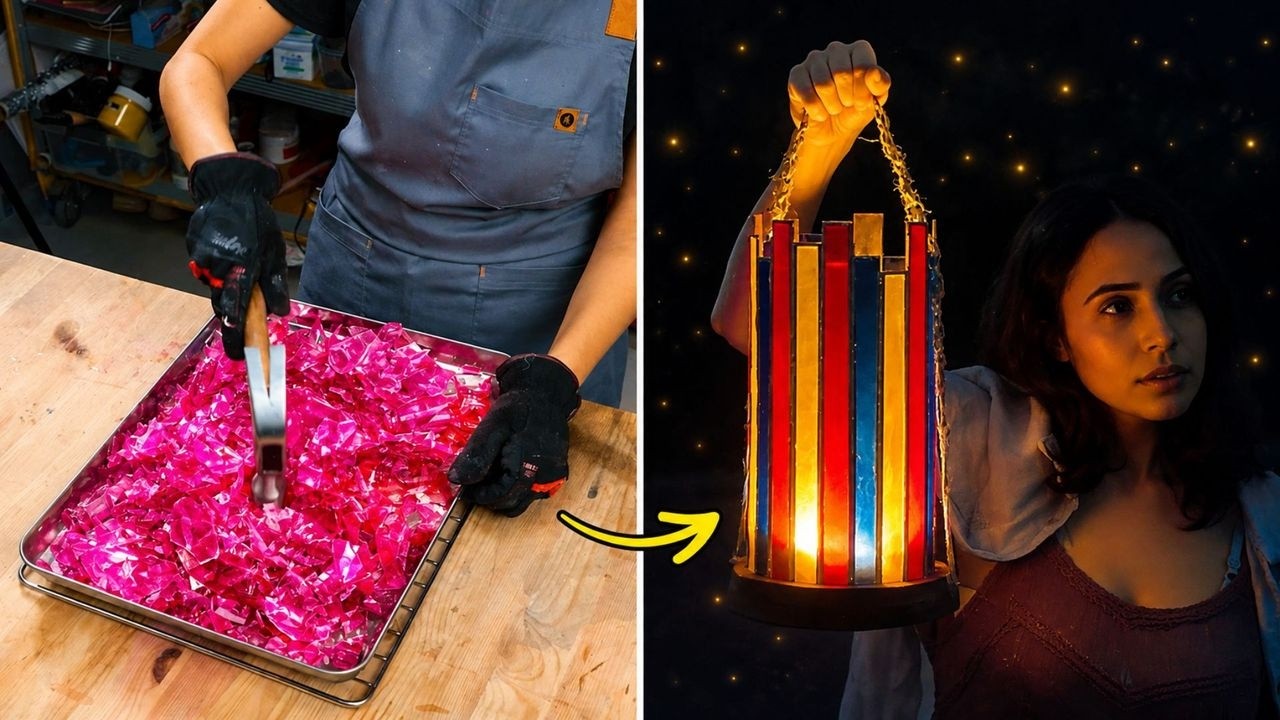 ♻️ Turn Old Glass into Amazing DIY Crafts with My Best Tutorials! ⭐