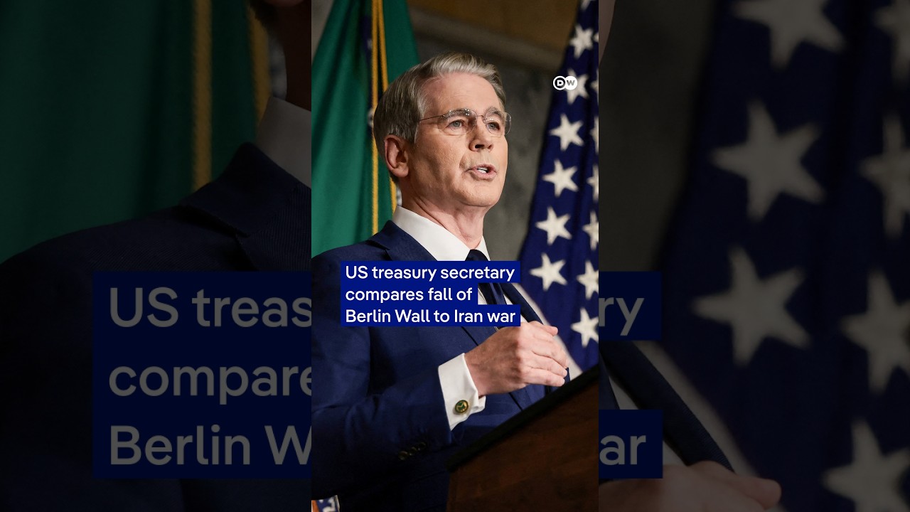 US treasury secretary compares fall of Berlin Wall to Iran war | DW News