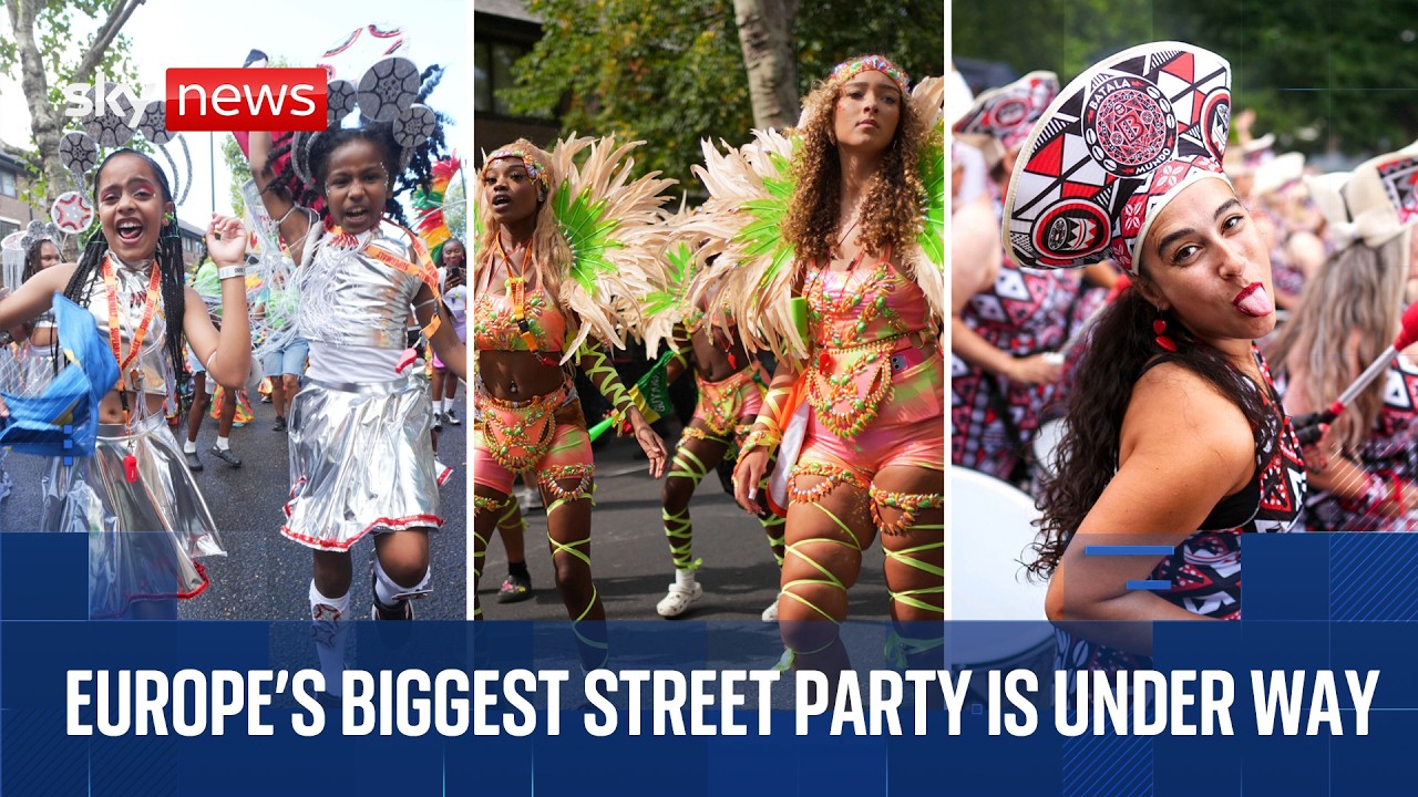 West London comes alive as Notting Hill Carnival gets into full swing