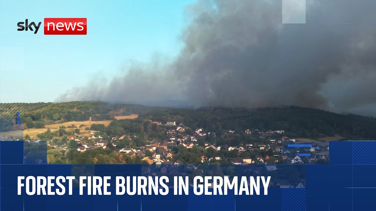 Wildfire continues to burn in Germany – with whole village evacuated