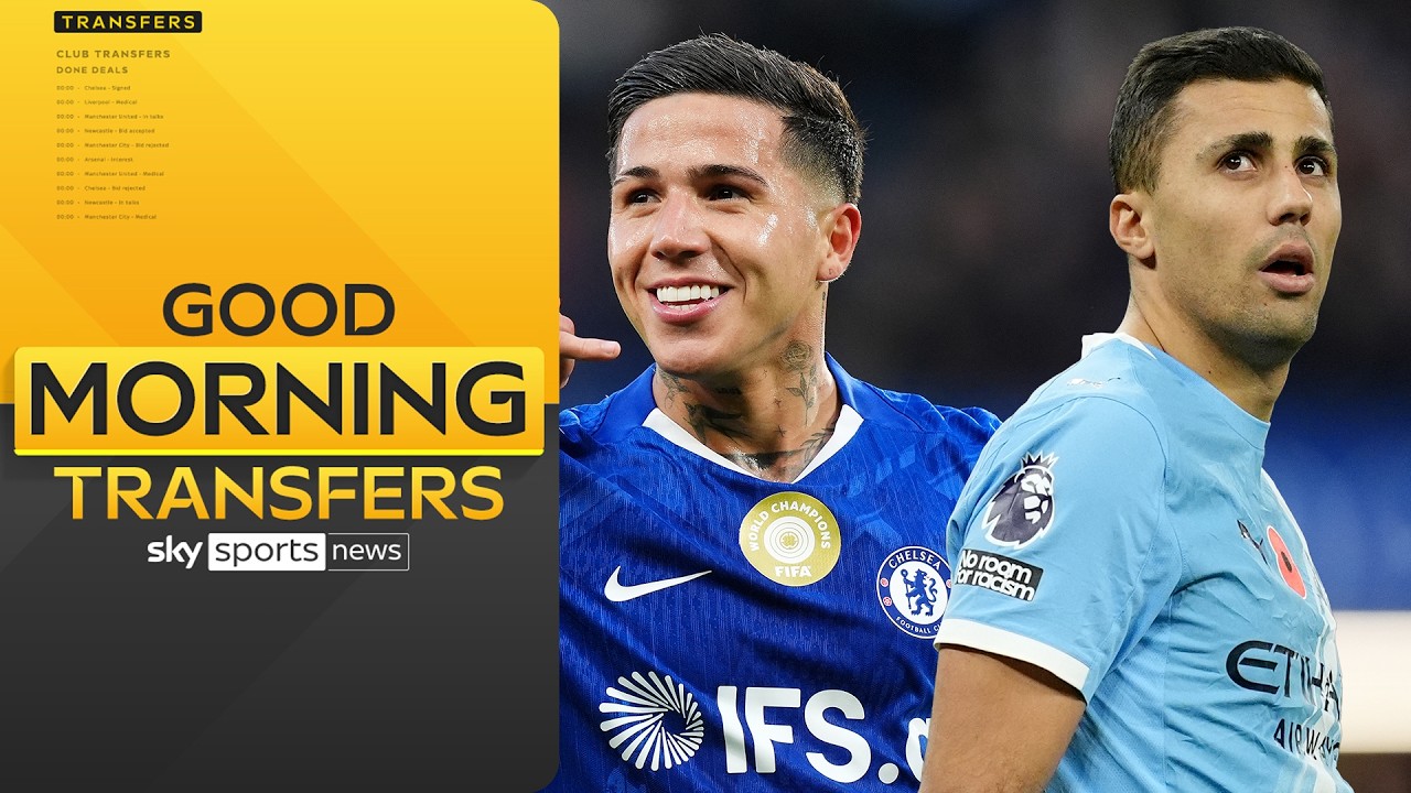 Will Man City target Enzo Fernandez as Rodri undergoes Barcelona medical?| Good Morning Transfers