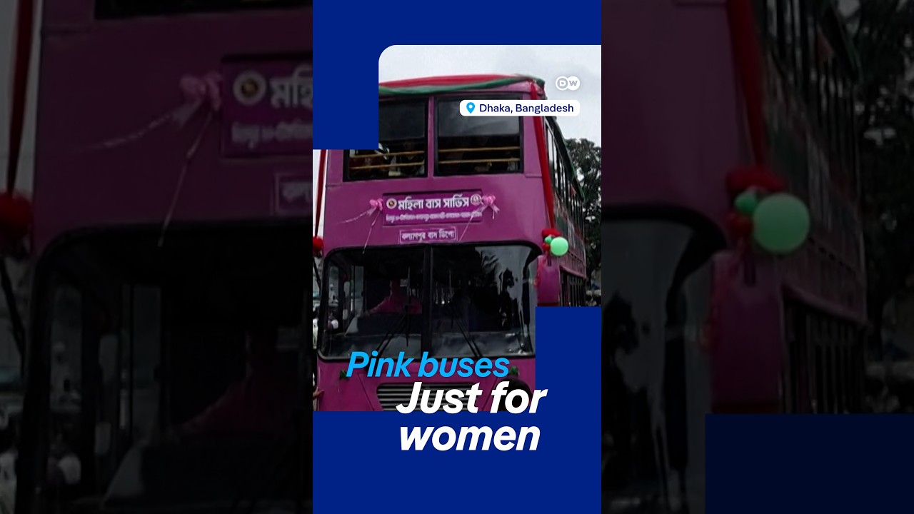 Women-only buses hit the road in Bangladesh | DW News