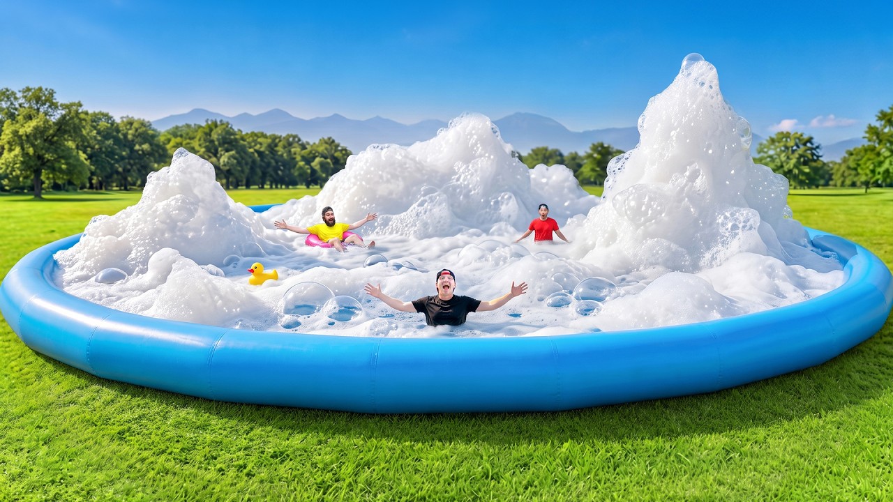 World’s Biggest BUBBLE BATH!