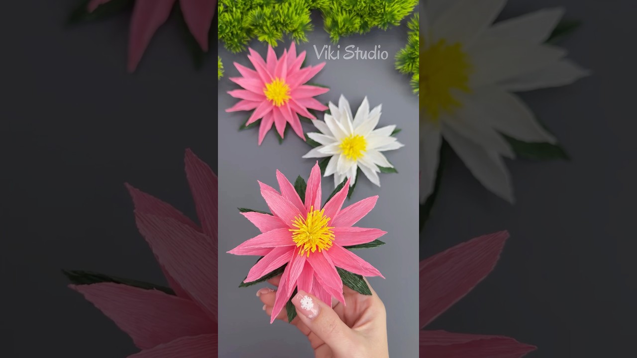 You Won’t Believe This Water Lily Is Made of PAPER! 🌸