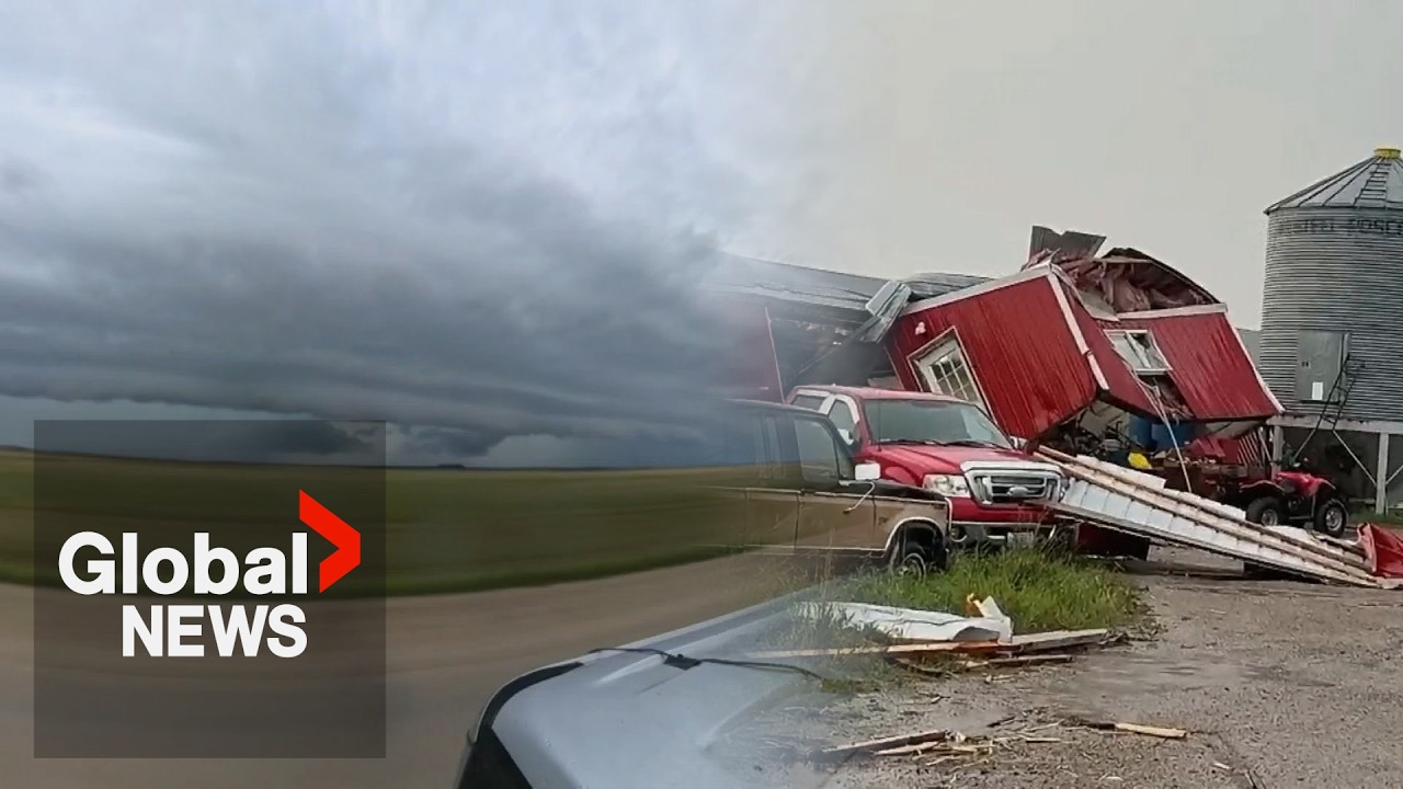 2 tornadoes touch down near Manitoba-Saskatchewan border