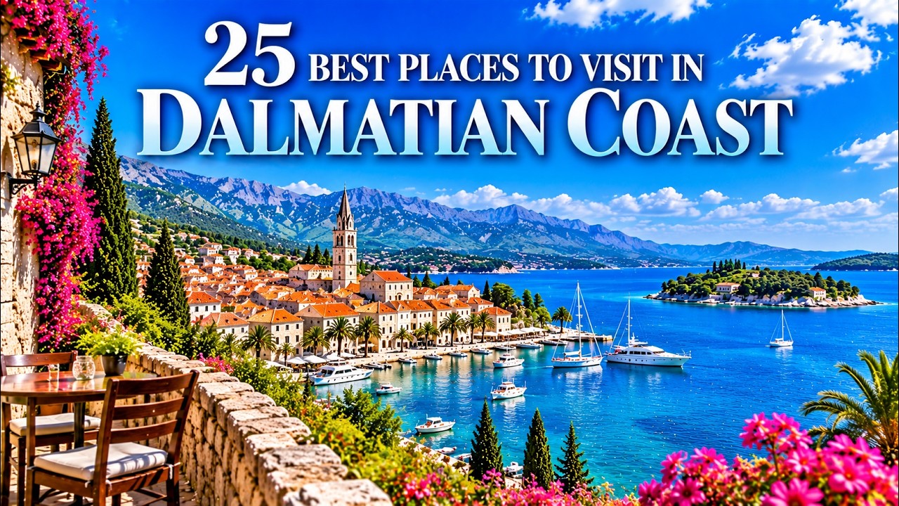 25 Best Places To Visit In Dalmatian Coast | Dalmatia Travel Video