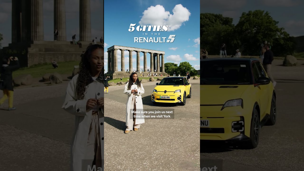 5 Cities in the Renault 5: Edinburgh #ytshorts #shorts