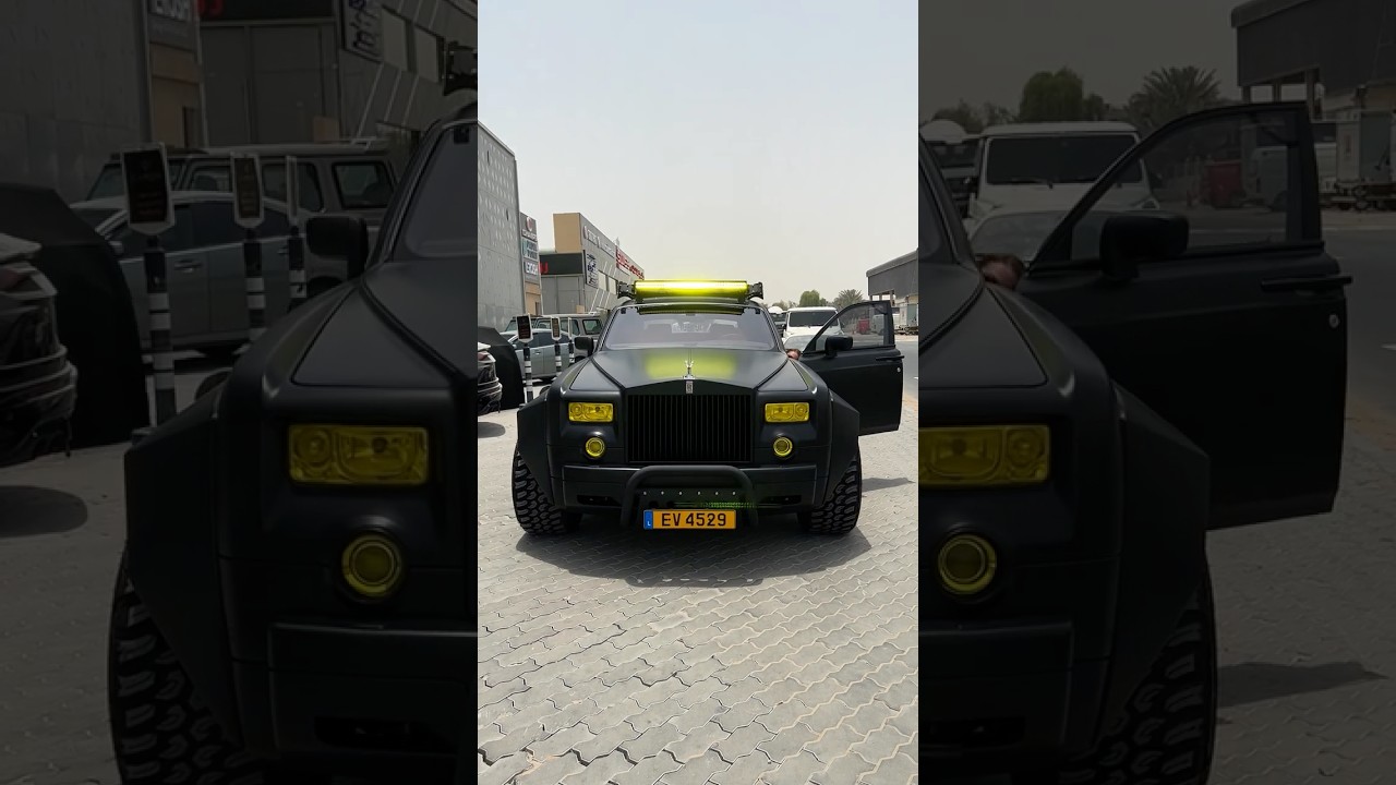 A 6X6 Rolls Royce! 😍