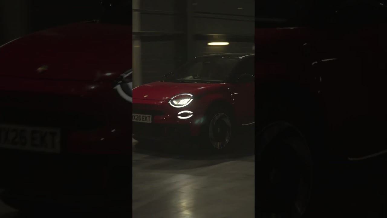 Abarth 600e Competizione: Warehouse escape #ytshorts #shorts