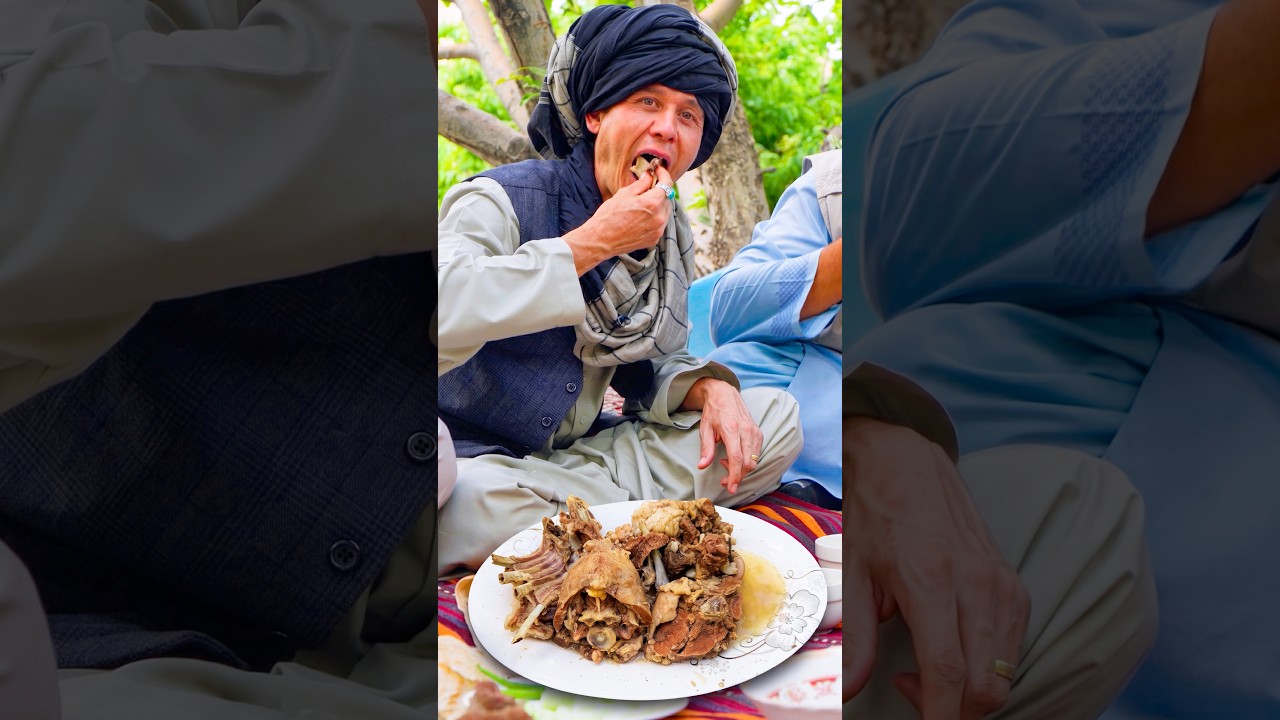 Afghanistan Village Food (Whole Lamb) 🇦🇫