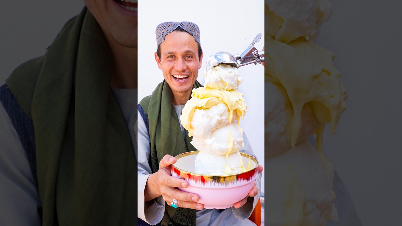 Afghanistan’s Best Handmade Ice Cream! 🇦🇫