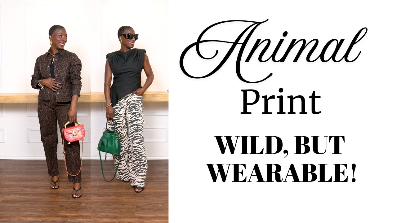 Animal Print Outfit Ideas for Women Over 40 | Zebra & Cheetah Styling Tips