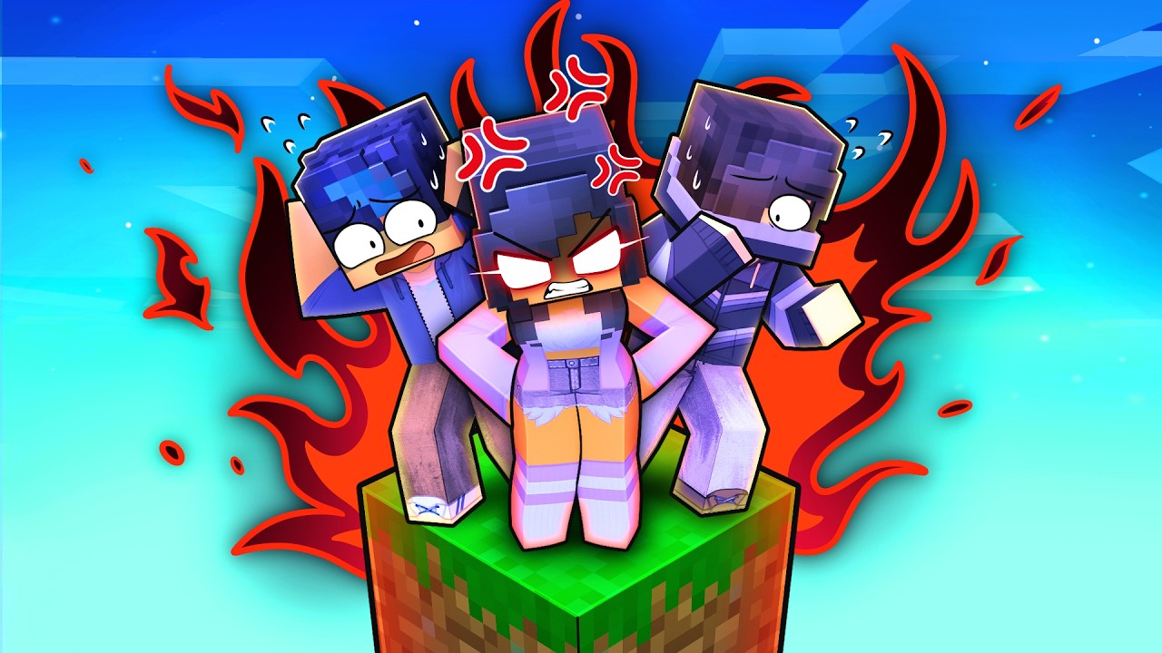 Aphmau SNAPPED on ONE BLOCK!