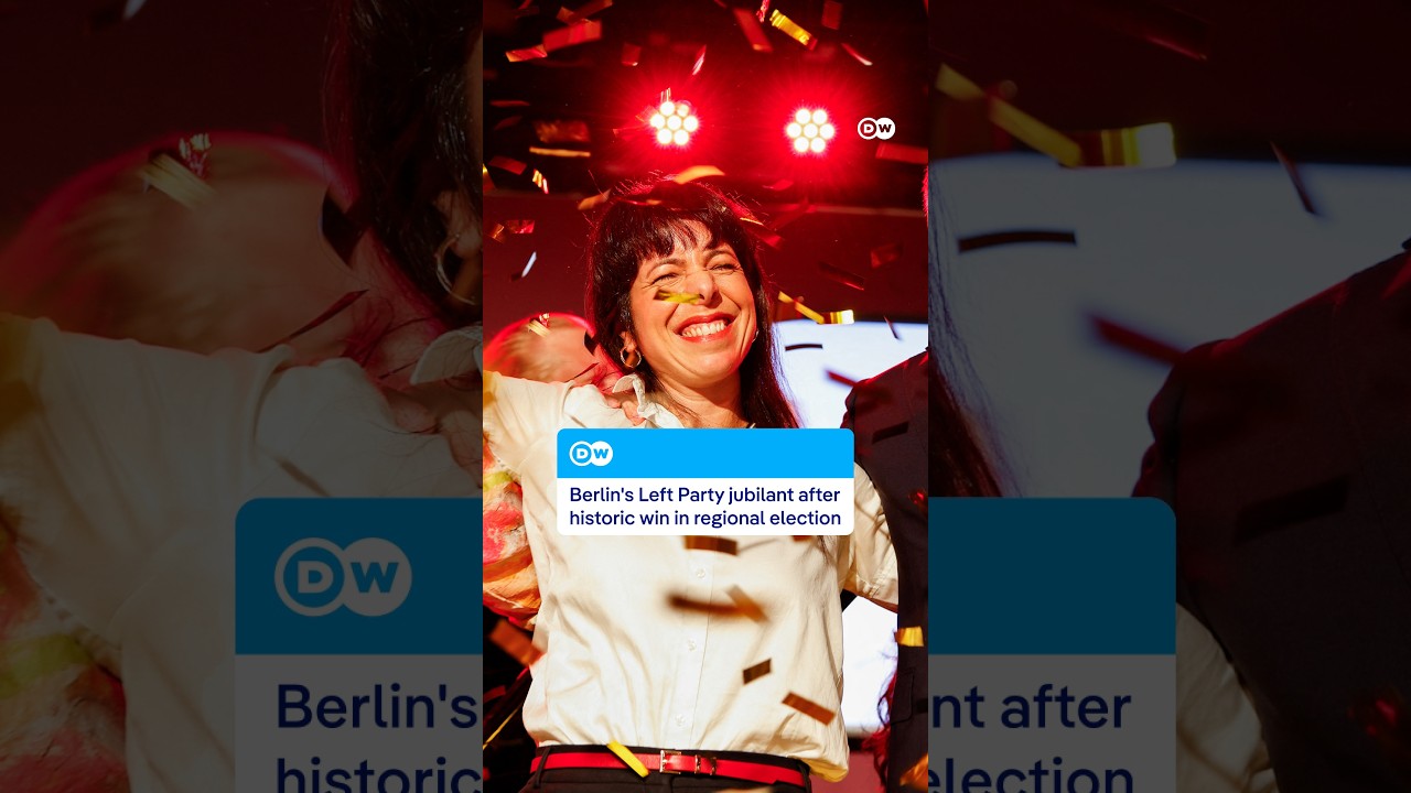 Berlin’s Left Party jubilant after historic win in regional election | DW News