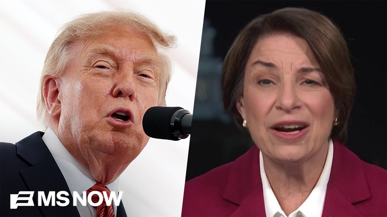 ‘COSTS are up, CHAOS is up, CORRUPTION is up’: Sen. Amy Klobuchar blasts Trump’s costly policies