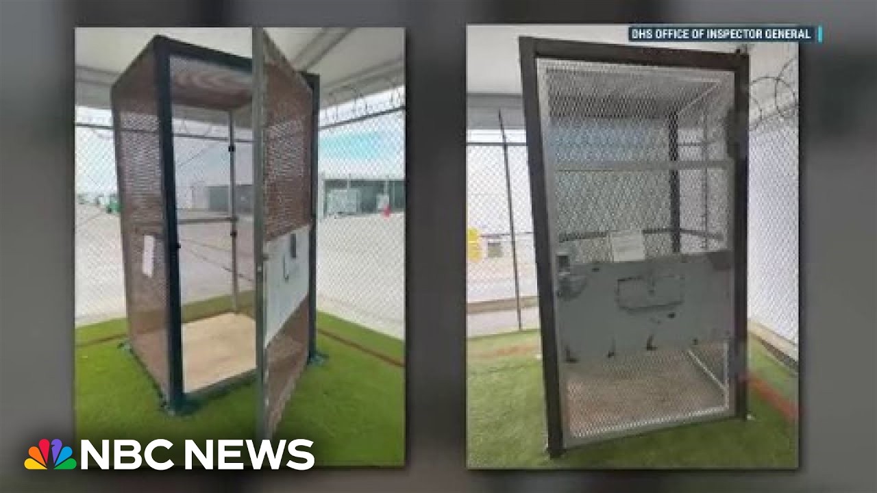 DHS Watchdog report finds detainees were held in outdoor cages at ‘Alligator Alcatraz’