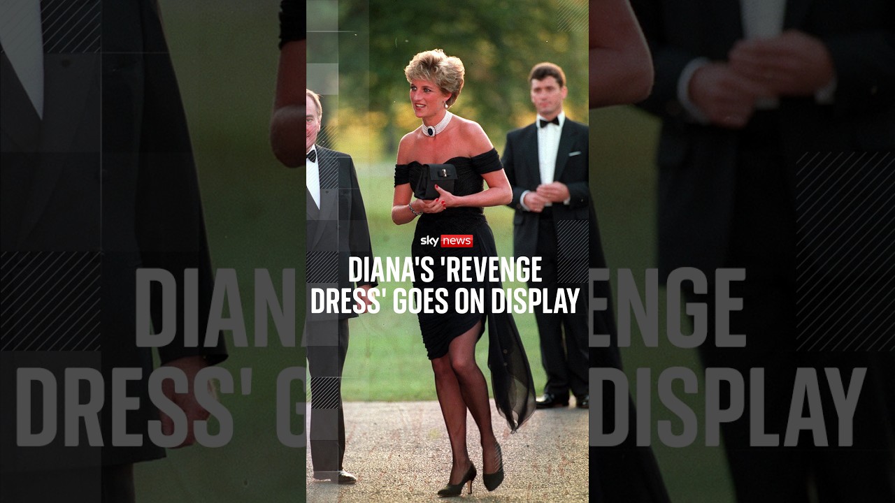 Diana’s ‘revenge dress’ goes on display