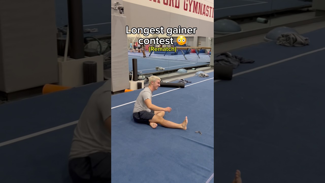Diver vs Gymnast Gainer contest 😳 #diver #gymnast #sports #olympics #fails #gainer #olympic