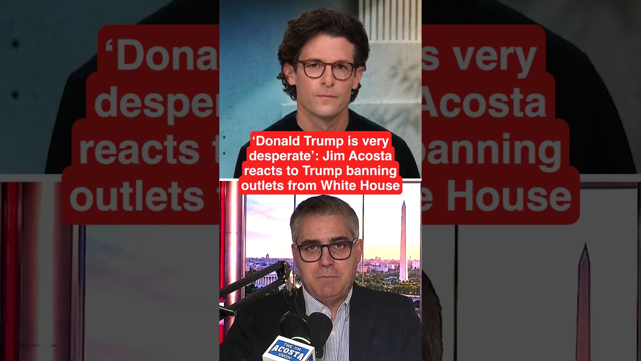 ‘Donald Trump is very DESPERATE’: Jim Acosta reacts to Trump banning outlets from White House