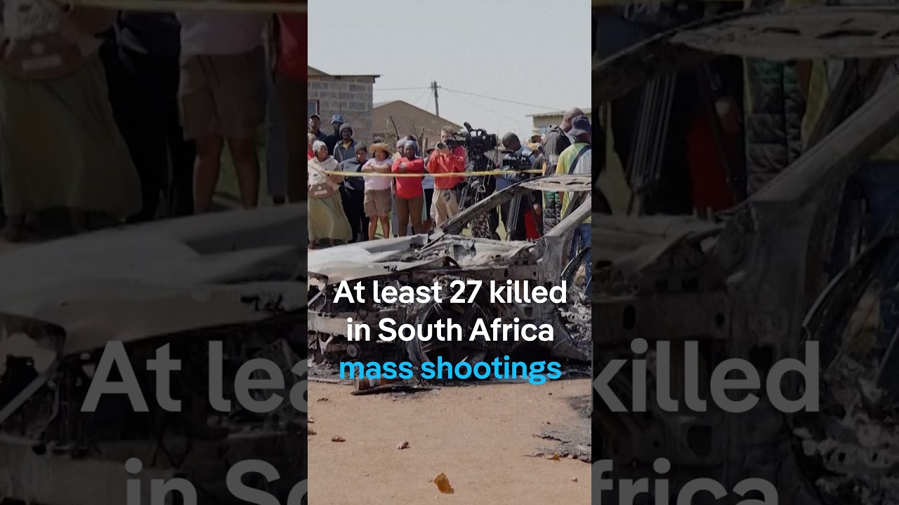 Dozens killed in two separate mass shootings in South Africa | DW News
