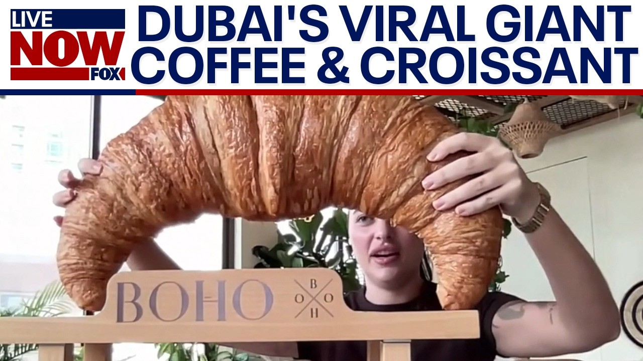 Dubai’s viral giant coffee & croissant at BohoX