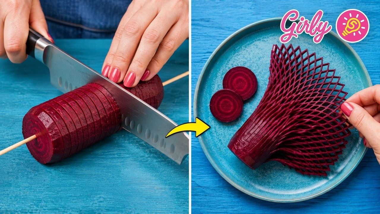 🔪 Easy Food Carving & Peeling Tricks You’ll Love!