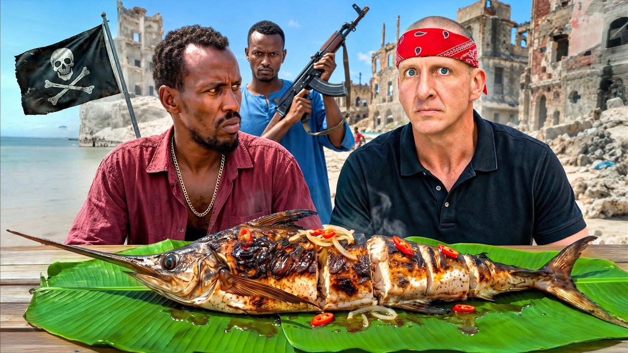 Eating with a Somali Pirate in Somalia!!
