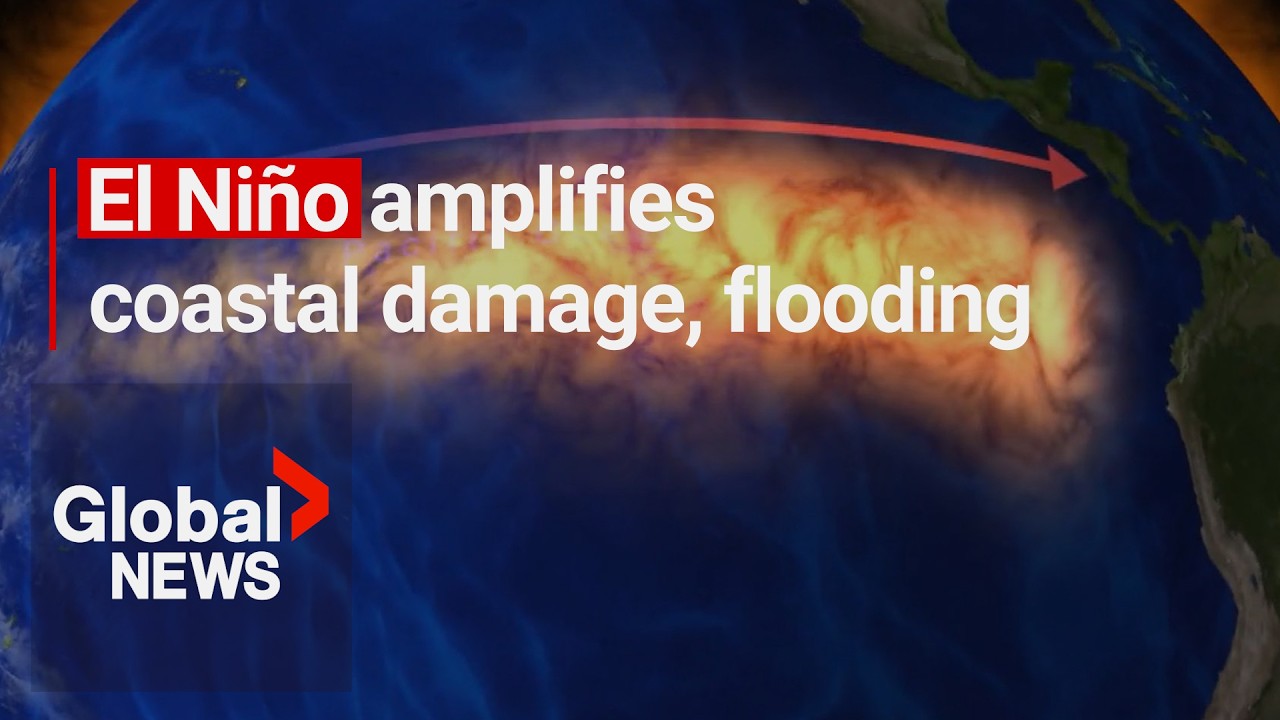 El Niño amplifies coastal damage, flooding along Pacific coast