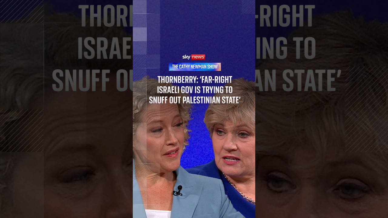 Emily Thornberry: ‘Far-right Israeli gov trying to snuff out Palestinian state’