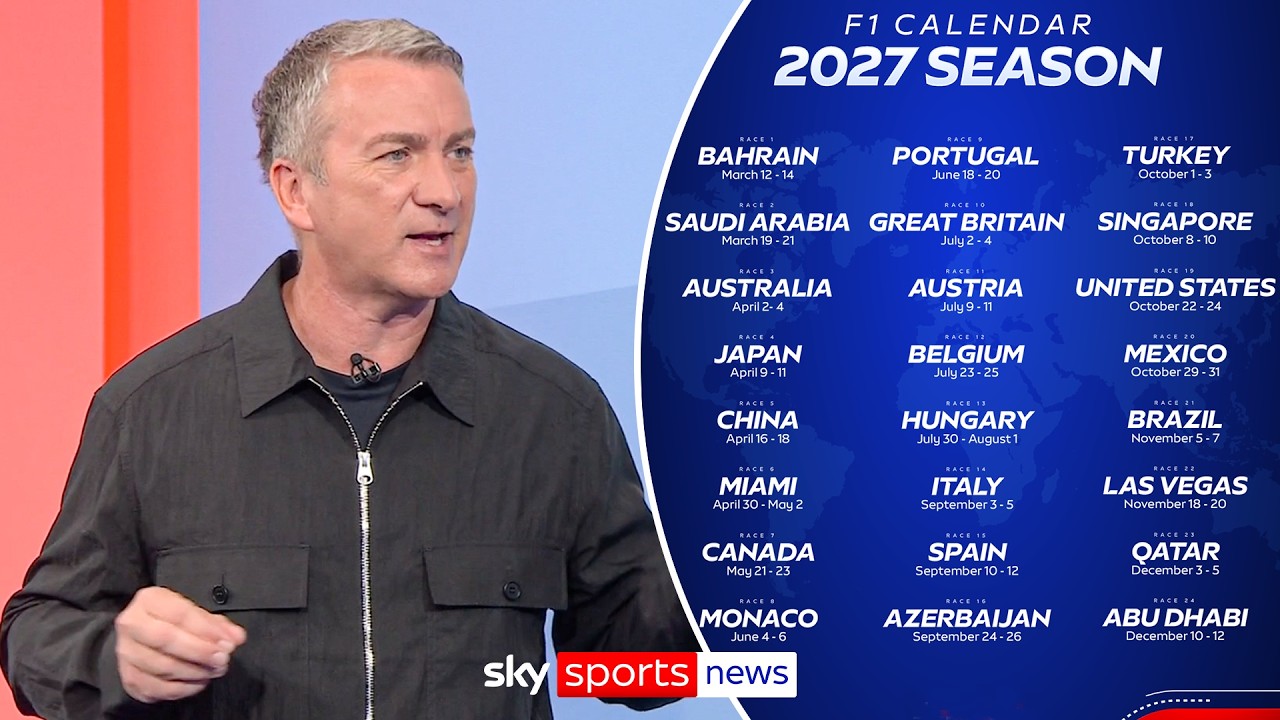 F1 announce 2027 calendar with Monaco Sprint added!