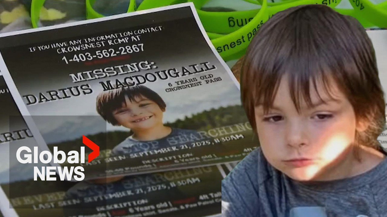 Family holds out hope for missing Alberta boy Darius MacDougall 1 year later