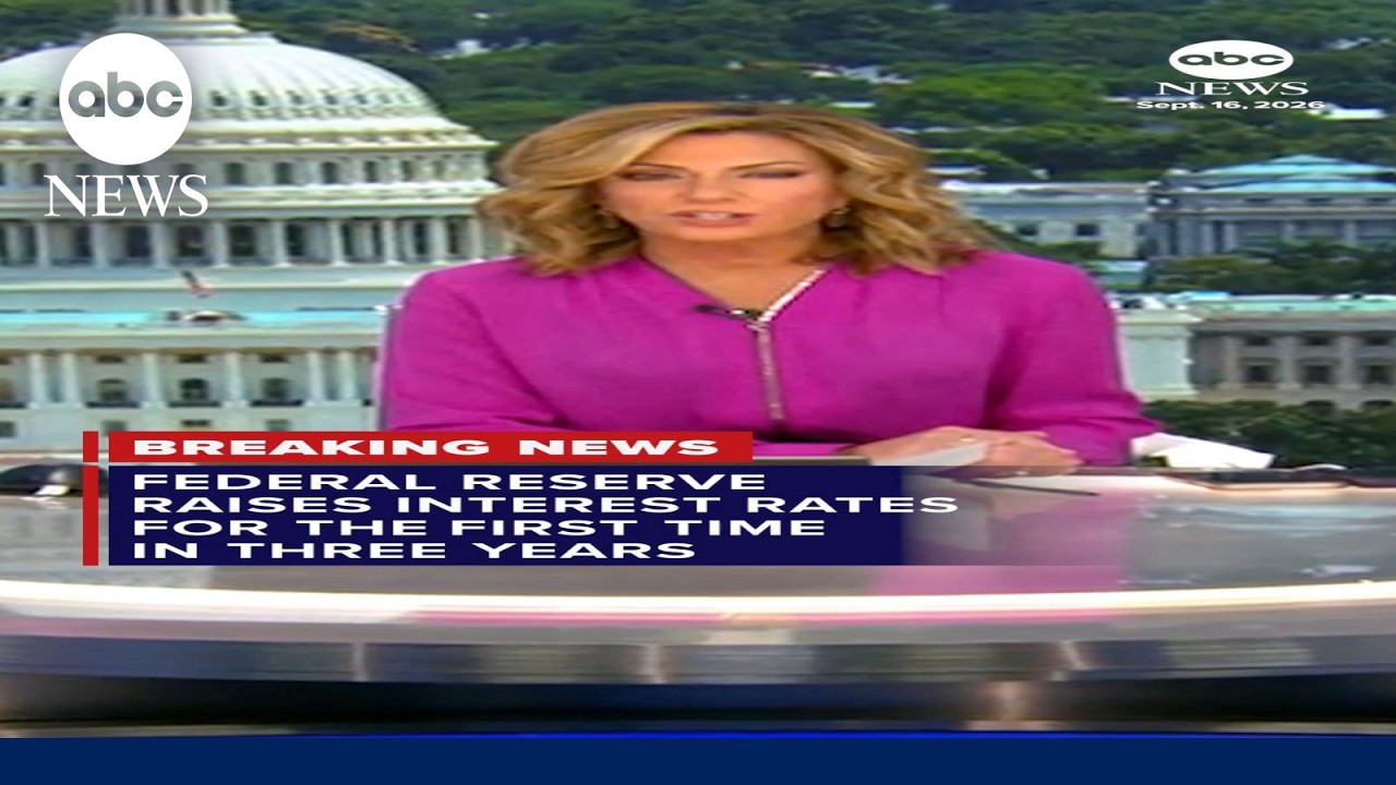 Federal Reserve raises interest rates for the 1st time since 2023