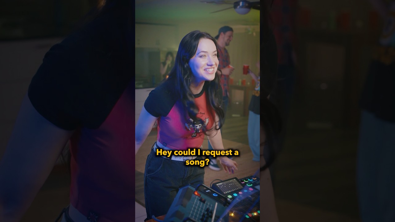 Flirting with the DJ
