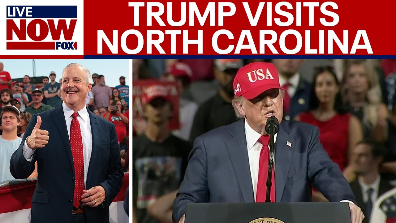 FULL: Trump hits campaign trail for Michael Whatley ahead of midterms
