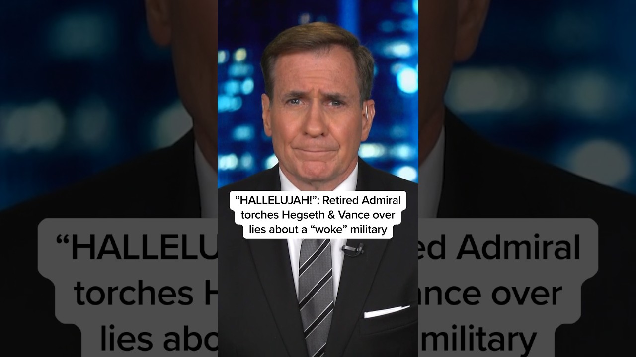 ‘HALLELUJAH!’: Retired Admiral torches Hegseth & Vance over lies about a ‘woke’ military