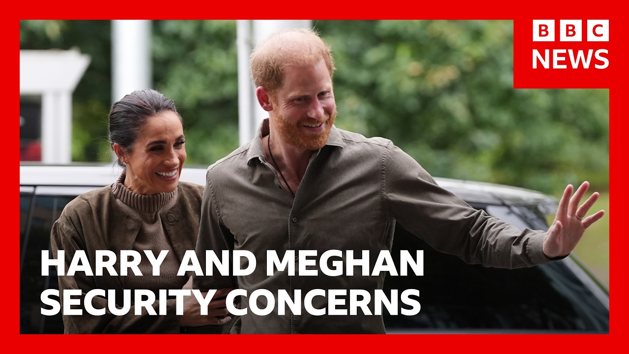 Harry and Meghan change children’s school over security concerns | BBC News