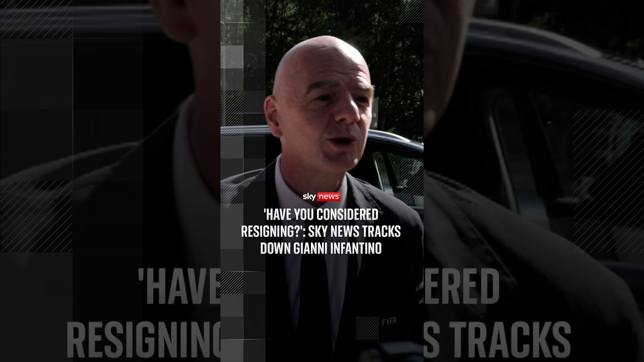‘Have you considered resigning?’: Sky News tracks down Infantino