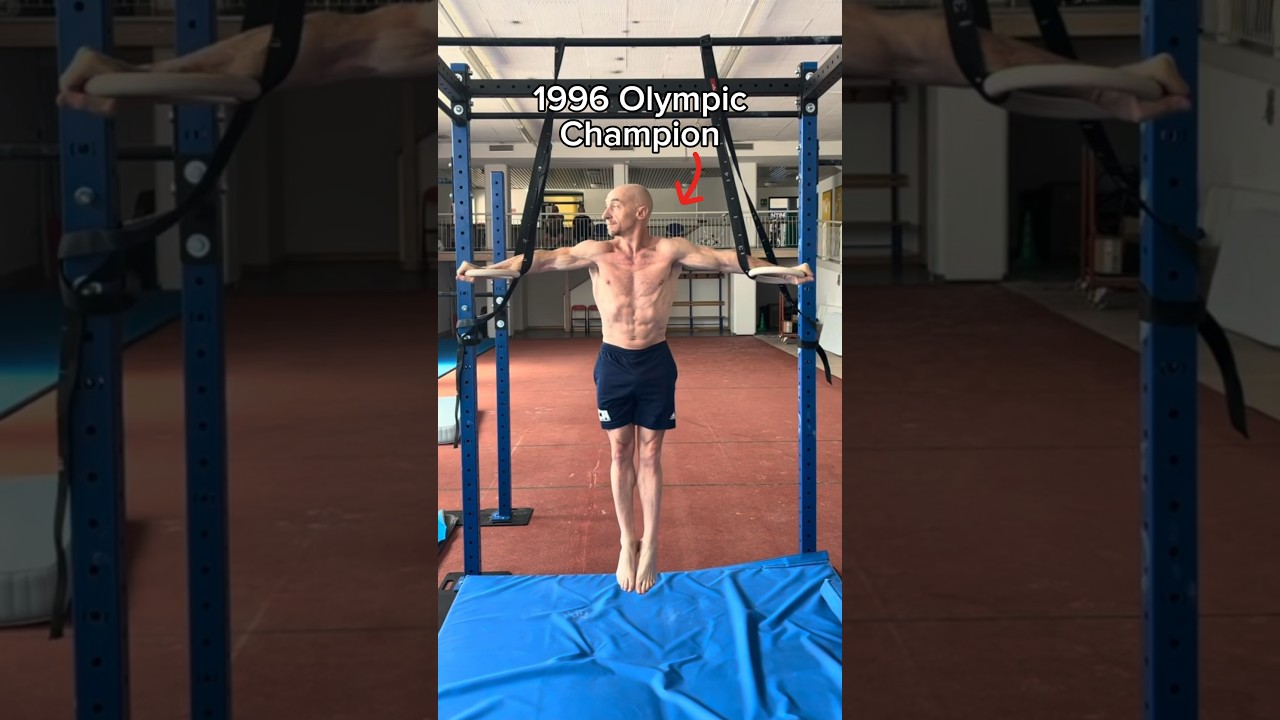 He’s still strong 30 years later 🤯 #gymnastics #olympics #sports #gymnast #calisthenics