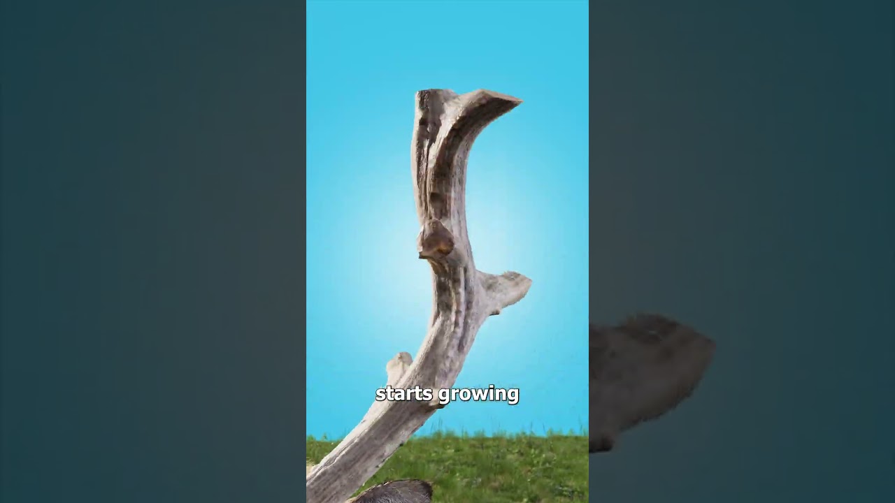 How An Injury Changes A Deer’s Next Antler 😮