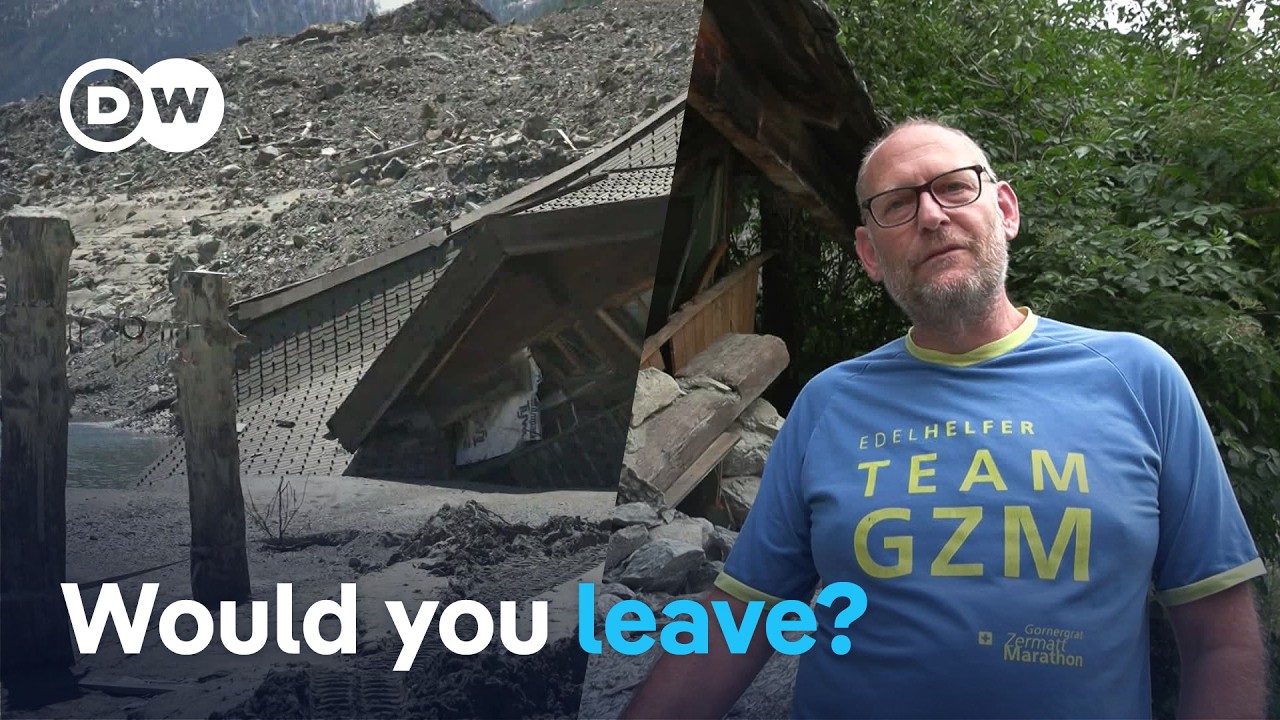 How rockslides are threatening mountain villages in Switzerland | Focus on Europe